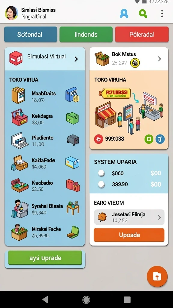 idebet - Tampilan antarmuka yang modern dan intuitif.