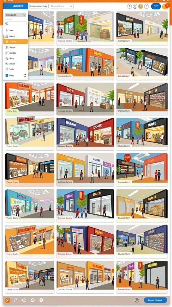 interwin - Fitur koleksi item yang menarik untuk dicapai.