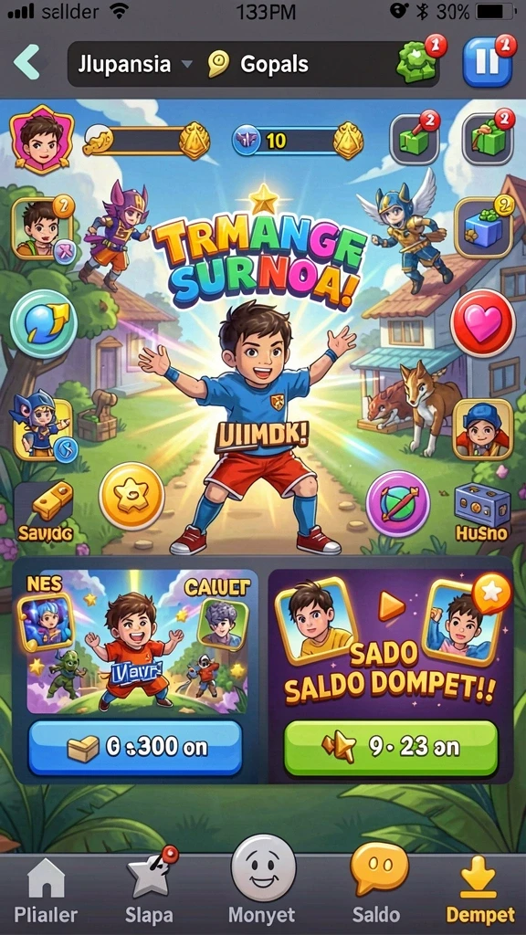 xo368 - Tangkapan layar gameplay dengan tampilan yang menawan.